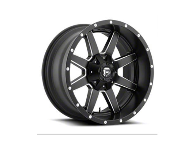 Fuel Wheels Maverick Matte Black Milled 6-Lug Wheel; 20x14; -76mm Offset (99-06 Silverado 1500)