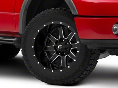 Fuel Wheels Maverick Matte Black Milled 6-Lug Wheel; 20x12; -44mm Offset (04-08 F-150)