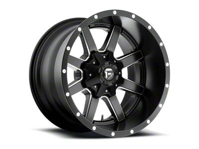 Fuel Wheels Maverick Matte Black Milled 6-Lug Wheel; 20x14; -76mm Offset (09-14 F-150)