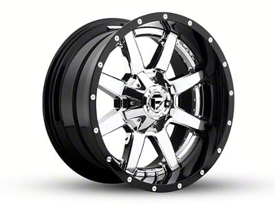 Fuel Wheels Maverick Chrome 6-Lug Wheel; 24x12; -44mm Offset (19-24 Silverado 1500)