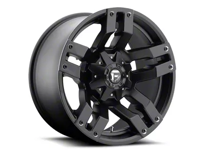 Fuel Wheels Pump Matte Black 6-Lug Wheel; 20x10; -24mm Offset (14-18 Sierra 1500)