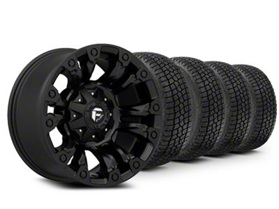 18x9 Fuel Wheels Vapor & 33in Milestar All-Terrain Patagonia AT/R Tire Package (09-18 RAM 1500)