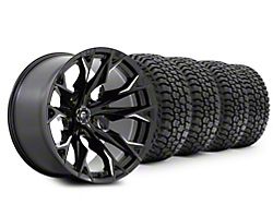 22x12 Fuel Wheels Flame & 35in Mickey Thompson All-Terrain Baja Boss Tire Package (09-18 RAM 1500)