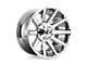 Fuel Wheels Assault Chrome with Gloss Black Lip 8-Lug Wheel; 22x10; -13mm Offset (06-08 RAM 1500 Mega Cab)