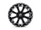 Fuel Wheels Assault Gloss Black Milled 6-Lug Wheel; 22x10; -18mm Offset (19-25 RAM 1500)