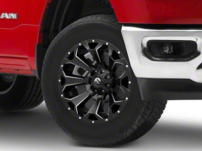 Fuel Wheels Assault Matte Black Milled 6-Lug Wheel; 18x9; 19mm Offset (19-25 RAM 1500)