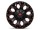 Fuel Wheels Assault Matte Black Red Milled 5-Lug Wheel; 20x10; -18mm Offset (02-08 RAM 1500, Excluding Mega Cab)