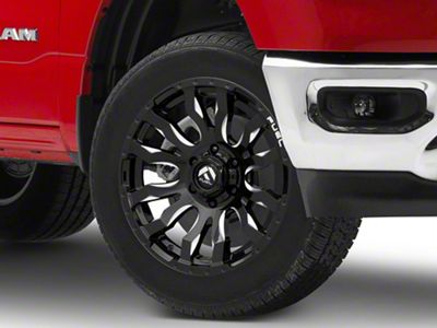 Fuel Wheels Blitz Gloss Black Milled 6-Lug Wheel; 20x10; -18mm Offset (19-25 RAM 1500)