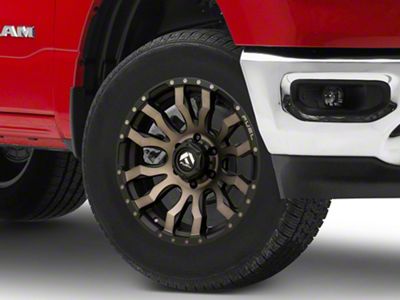 Fuel Wheels Blitz Matte Black Double Dark Tint 6-Lug Wheel; 18x9; 20mm Offset (19-25 RAM 1500)