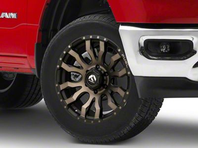 Fuel Wheels Blitz Matte Black Double Dark Tint 6-Lug Wheel; 20x10; -18mm Offset (19-25 RAM 1500)