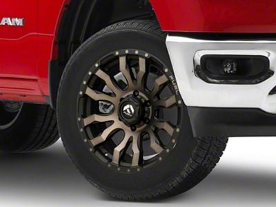 Fuel Wheels Blitz Matte Black Double Dark Tint 6-Lug Wheel; 20x9; 1mm Offset (19-25 RAM 1500)