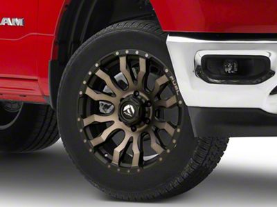 Fuel Wheels Blitz Matte Black Double Dark Tint 6-Lug Wheel; 20x9; 20mm Offset (19-24 RAM 1500)