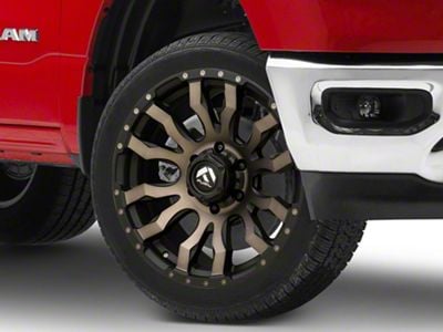 Fuel Wheels Blitz Matte Black Double Dark Tint 6-Lug Wheel; 22x10; -18mm Offset (19-25 RAM 1500)