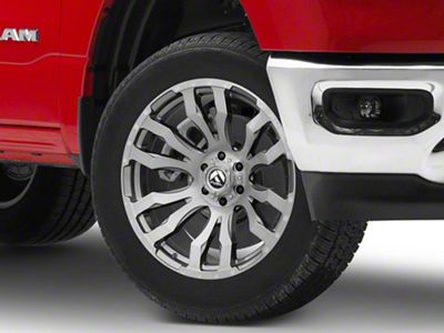 Fuel Wheels Blitz Platinum Brushed Gunmetal 6-Lug Wheel; 20x9; 1mm Offset (19-25 RAM 1500)