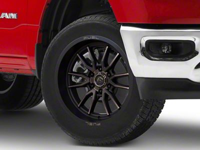 Fuel Wheels Clash Matte Black Double Dark Tint 6-Lug Wheel; 20x10; -18mm Offset (19-24 RAM 1500)