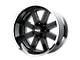 Fuel Wheels Contra Gloss Black Milled 8-Lug Wheel; 24x12; -44mm Offset (06-08 RAM 1500 Mega Cab)