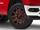 Fuel Wheels Contra Gloss Black with Red Tinted Clear 6-Lug Wheel; 20x10; -19mm Offset (19-25 RAM 1500)