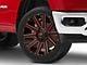 Fuel Wheels Contra Gloss Black with Red Tinted Clear 6-Lug Wheel; 22x12; -43mm Offset (19-24 RAM 1500)