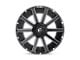 Fuel Wheels Contra Matte Black Milled 5-Lug Wheel; 20x10; -18mm Offset (02-08 RAM 1500, Excluding Mega Cab)