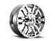 Fuel Wheels Contra Platinum Brushed Gunmetal with Tinted Clear 8-Lug Wheel; 20x10; -18mm Offset (06-08 RAM 1500 Mega Cab)