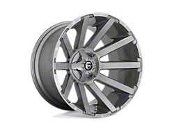 Fuel Wheels Contra Platinum Brushed Gunmetal with Tinted Clear 6-Lug Wheel; 20x10; -19mm Offset (19-24 RAM 1500)
