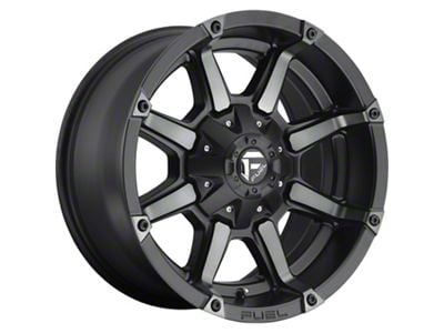 Fuel Wheels Coupler Matte Black Double Dark Tint 8-Lug Wheel; 18x9; 1mm Offset (06-08 RAM 1500 Mega Cab)
