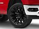 Fuel Wheels Flame Blackout 6-Lug Wheel; 22x12; -44mm Offset (19-24 RAM 1500)