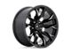 Fuel Wheels Flame Gloss Black Milled 5-Lug Wheel; 20x10; -18mm Offset (02-08 RAM 1500, Excluding Mega Cab)