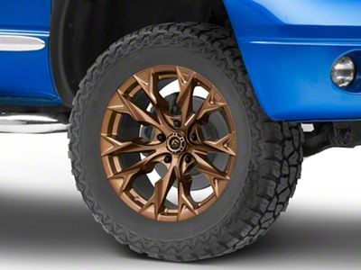 Fuel Wheels Flame Platinum Bronze 5-Lug Wheel; 20x9; 1mm Offset (02-08 RAM 1500, Excluding Mega Cab)