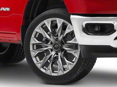 Fuel Wheels Flame Platinum 6-Lug Wheel; 22x12; -44mm Offset (19-24 RAM 1500)