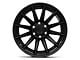 Fuel Wheels Fusion Forged Burn Matte Black with Gloss Black Lip 6-Lug Wheel; 24x12; -44mm Offset (19-25 RAM 1500)