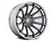 Fuel Wheels Fusion Forged Burn Platinum with Chrome Lip 6-Lug Wheel; 22x10; -18mm Offset (19-24 RAM 1500)