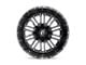 Fuel Wheels Hardline Gloss Black Milled 5-Lug Wheel; 20x12; -44mm Offset (02-08 RAM 1500, Excluding Mega Cab)