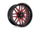 Fuel Wheels Ignite Gloss Black with Red Tinted Clear 8-Lug Wheel; 20x10; -18mm Offset (06-08 RAM 1500 Mega Cab)