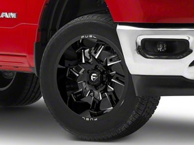 Fuel Wheels Lockdown Gloss Black Milled 6-Lug Wheel; 20x10; -18mm Offset (19-25 RAM 1500)