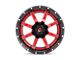 Fuel Wheels Maverick Gloss Red 5-Lug Wheel; 20x10; -19mm Offset (02-08 RAM 1500, Excluding Mega Cab)