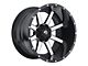 Fuel Wheels Maverick Matte Black Machined 8-Lug Wheel; 20x10; -18mm Offset (06-08 RAM 1500 Mega Cab)