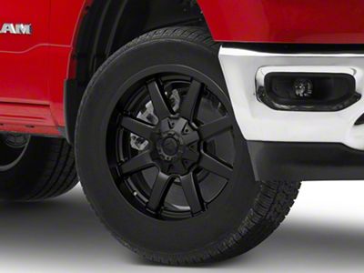 Fuel Wheels Maverick Satin Black 6-Lug Wheel; 20x12; -44mm Offset (19-25 RAM 1500)