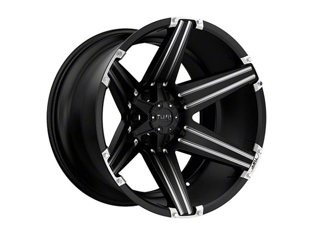 Fuel Wheels Piston Matte Gunmetal with Gloss Black Lip 6-Lug Wheel; 22x9.5; 20mm Offset (19-24 RAM 1500)