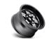 Fuel Wheels Podium Matte Gunmetal with Black Bead Ring 5-Lug Wheel; 18x9; 20mm Offset (02-08 RAM 1500, Excluding Mega Cab)