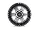 Fuel Wheels Podium Matte Gunmetal with Black Bead Ring 5-Lug Wheel; 18x9; 20mm Offset (02-08 RAM 1500, Excluding Mega Cab)