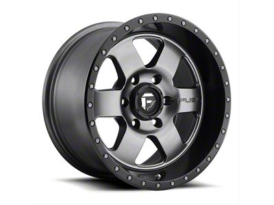 Fuel Wheels Podium Matte Gunmetal 6-Lug Wheel; 18x9; 1mm Offset (19-25 RAM 1500)