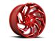 Fuel Wheels Reaction Candy Red Milled 8-Lug Wheel; 20x9; 20mm Offset (06-08 RAM 1500 Mega Cab)