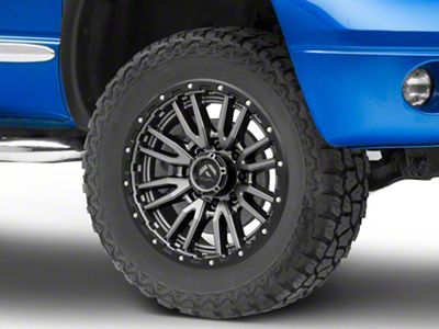 Fuel Wheels Rebel Matte Gunmetal 8-Lug Wheel; 20x10; -18mm Offset (06-08 RAM 1500 Mega Cab)