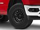Fuel Wheels Rincon Matte Black with Gloss Black Lip 6-Lug Wheel; 18x9; 1mm Offset (19-24 RAM 1500)