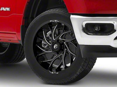 Fuel Wheels Runner Gloss Black Milled 6-Lug Wheel; 22x10; -18mm Offset (19-25 RAM 1500)