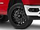 Fuel Wheels Runner Gloss Black Milled 6-Lug Wheel; 22x10; -18mm Offset (19-24 RAM 1500)