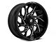 Fuel Wheels Runner Gloss Black Milled 6-Lug Wheel; 22x12; -44mm Offset (19-24 RAM 1500)