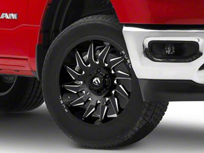 Fuel Wheels Saber Gloss Black Milled 6-Lug Wheel; 20x10; -18mm Offset (19-25 RAM 1500)