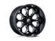 Fuel Wheels Scepter Gloss Black Milled 8-Lug Wheel; 20x10; -18mm Offset (06-08 RAM 1500 Mega Cab)